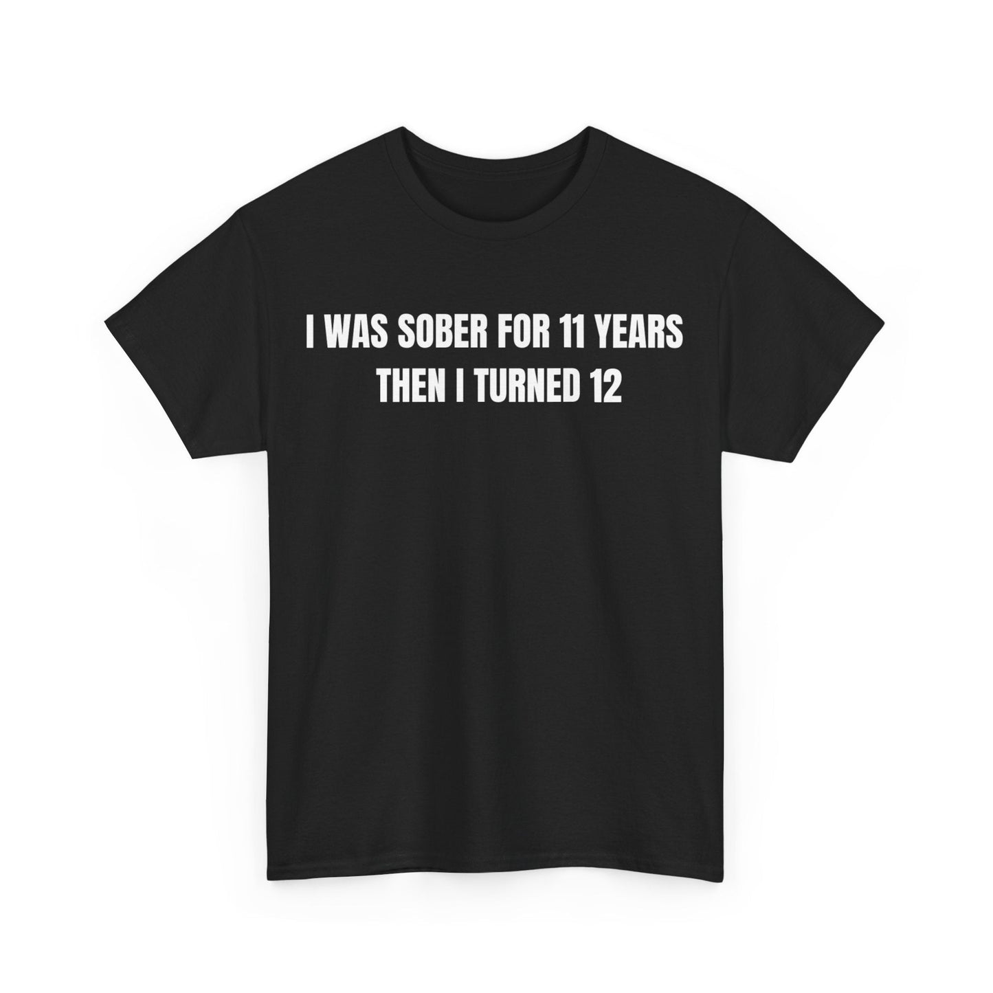 I Was Sober For 11 Years Then I Turned 12 Funny Shirt