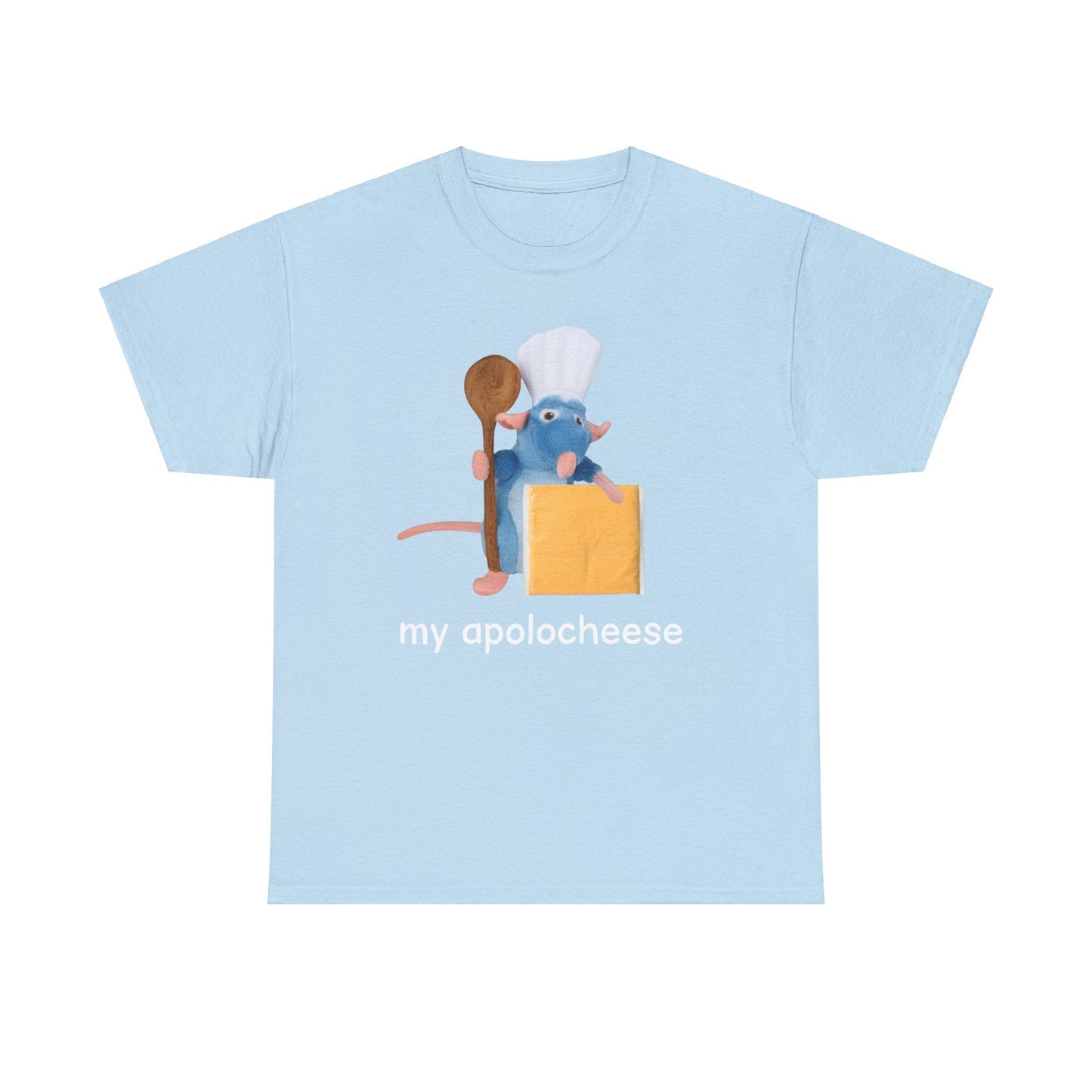 My Apolocheese Rat Plush Cheese Meme Shirt – Funny Ironic Tee for Rat Lovers