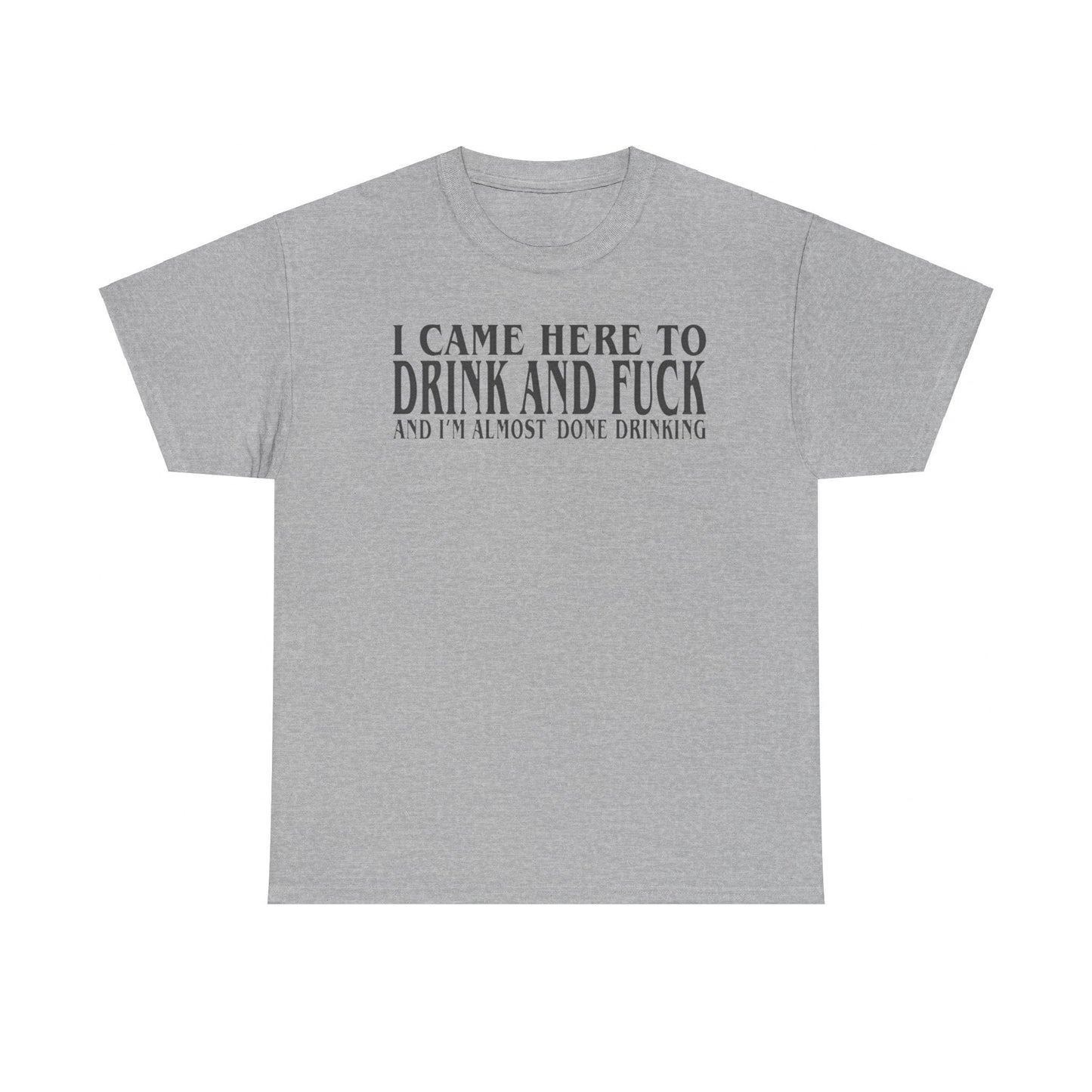 I Came Here To Drink And Fuck And Im Almost Done Drinking Shirt