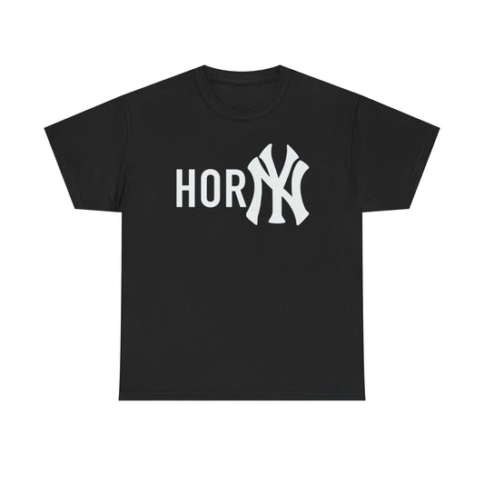 Horny Yanks Baseball Funny Shirt – Hilarious Adult Humor Graphic Tee for Men & Women