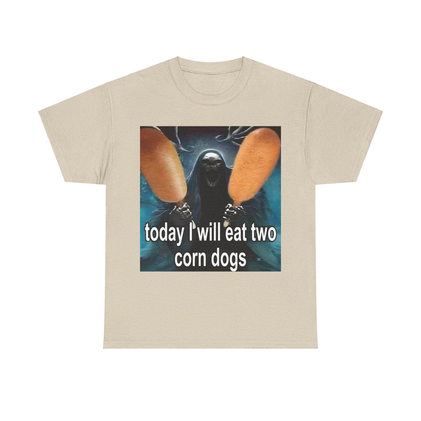 Today I Will Eat Two Corn Dogs Funny Meme Shirt – Hilarious Food Humor Tee