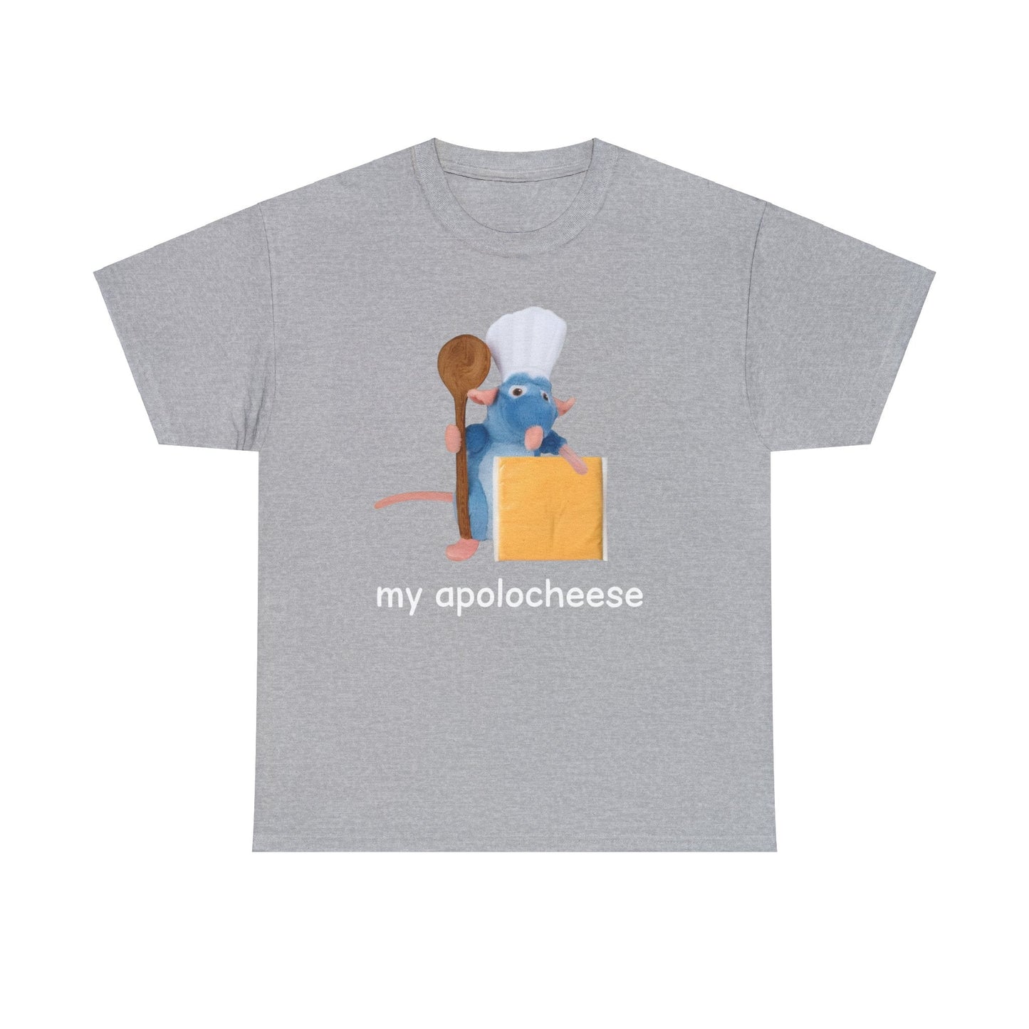 My Apolocheese Rat Plush Cheese Meme Shirt – Funny Ironic Tee for Rat Lovers