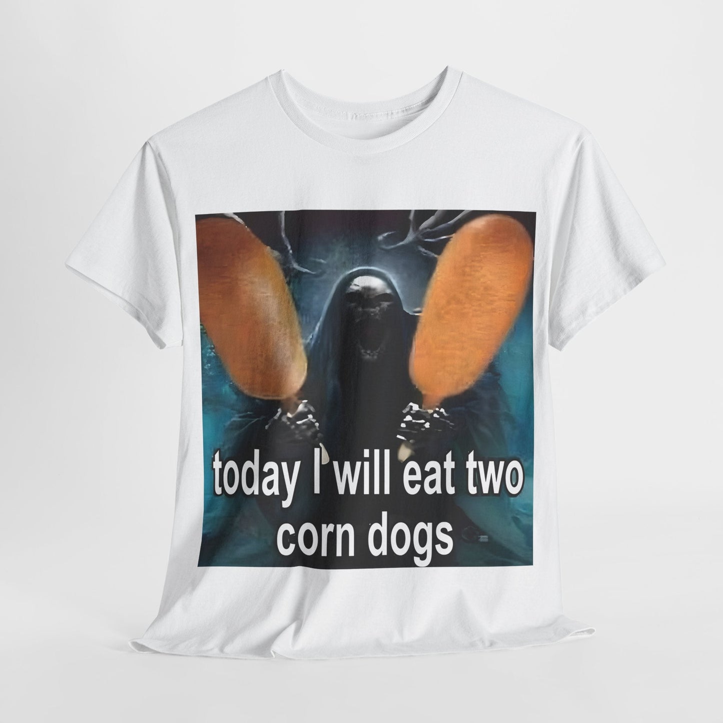 Today I Will Eat Two Corn Dogs Funny Meme Shirt – Hilarious Food Humor Tee