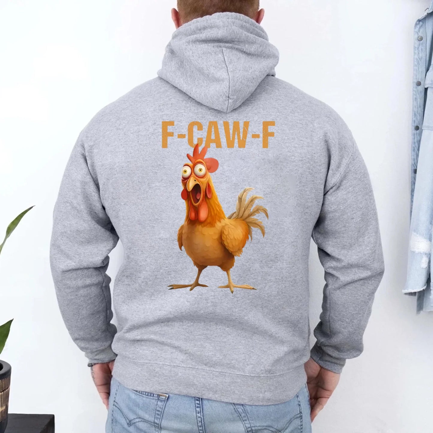 Funny F-Caw-F Rooster Hoodie