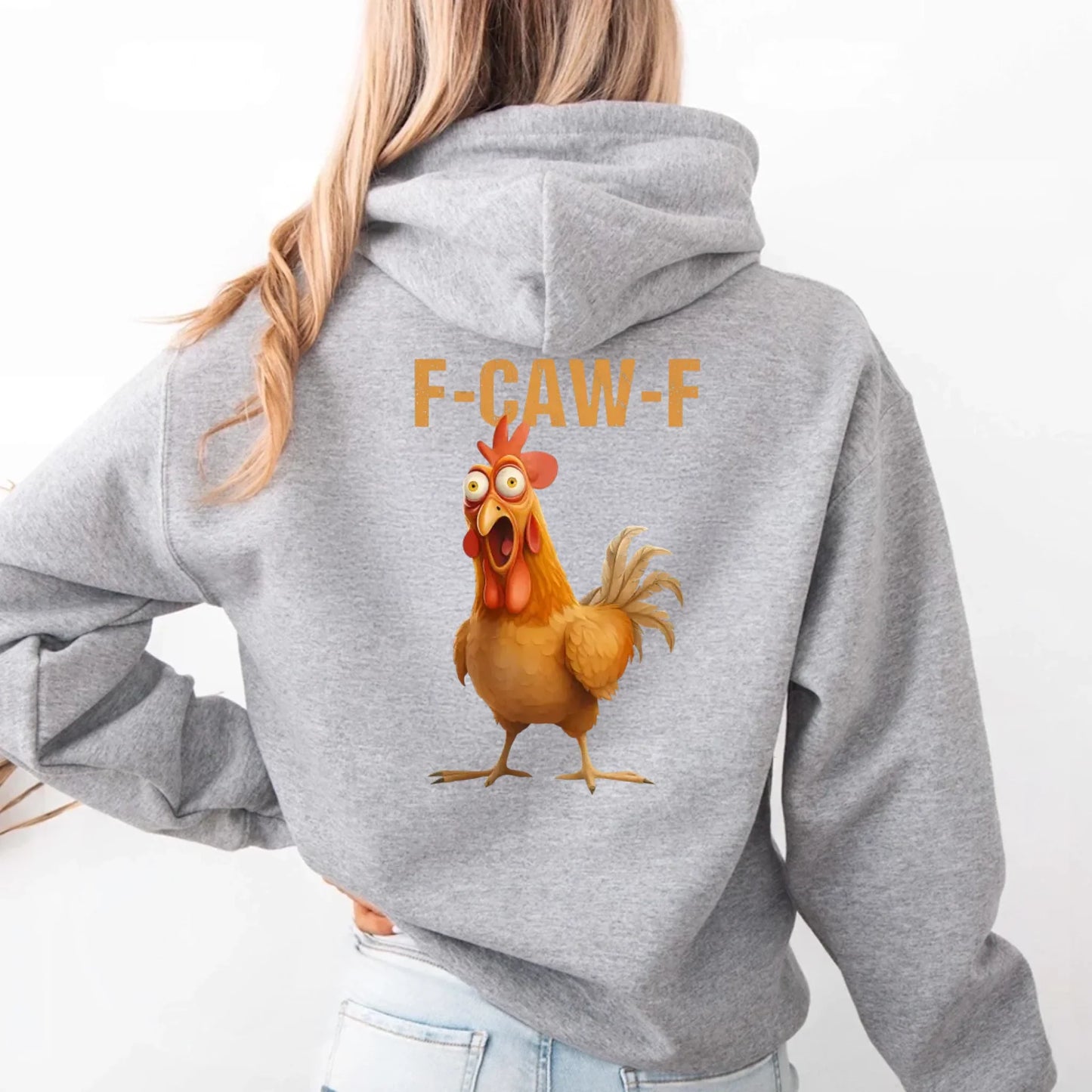 Funny F-Caw-F Rooster Hoodie