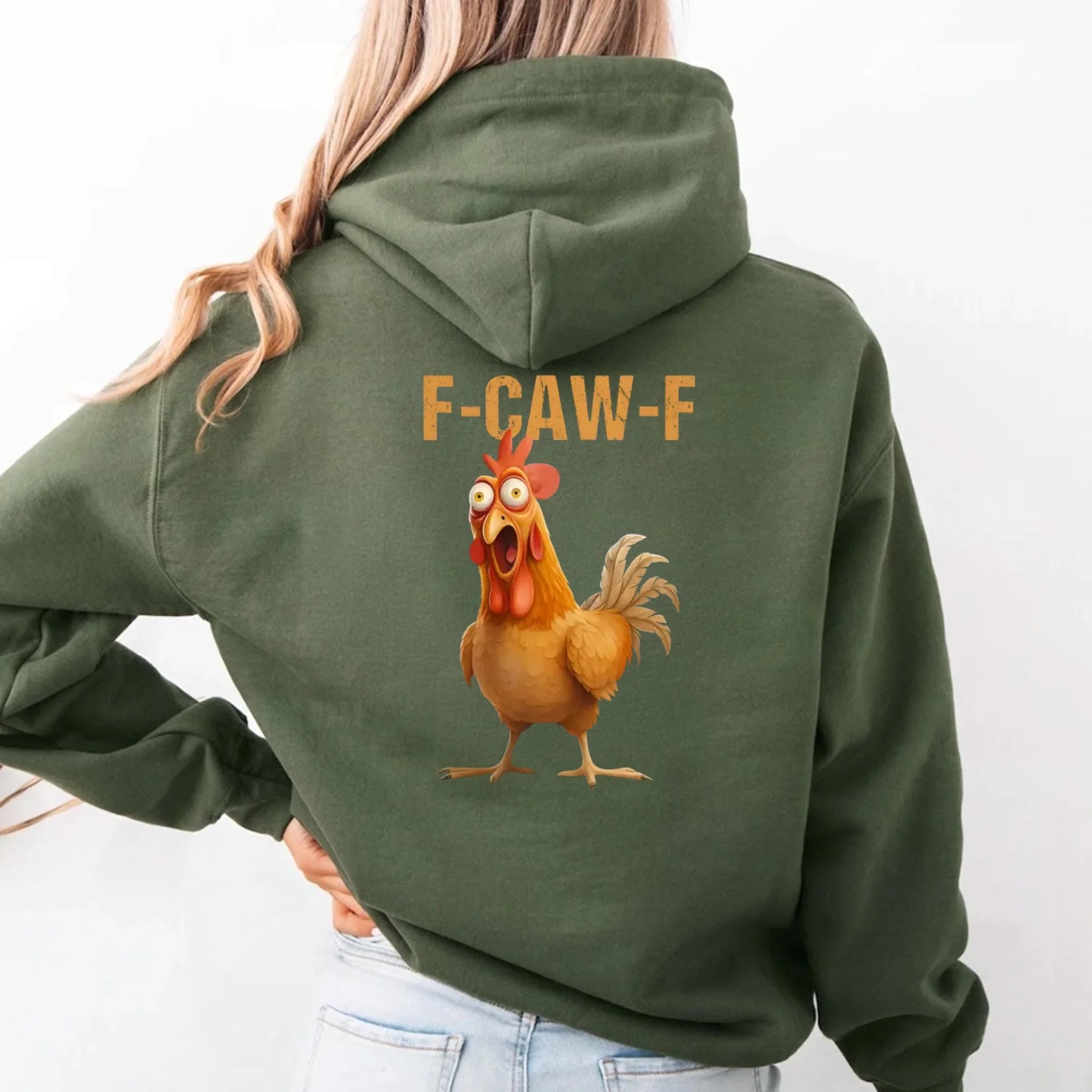 Funny F-Caw-F Rooster Hoodie