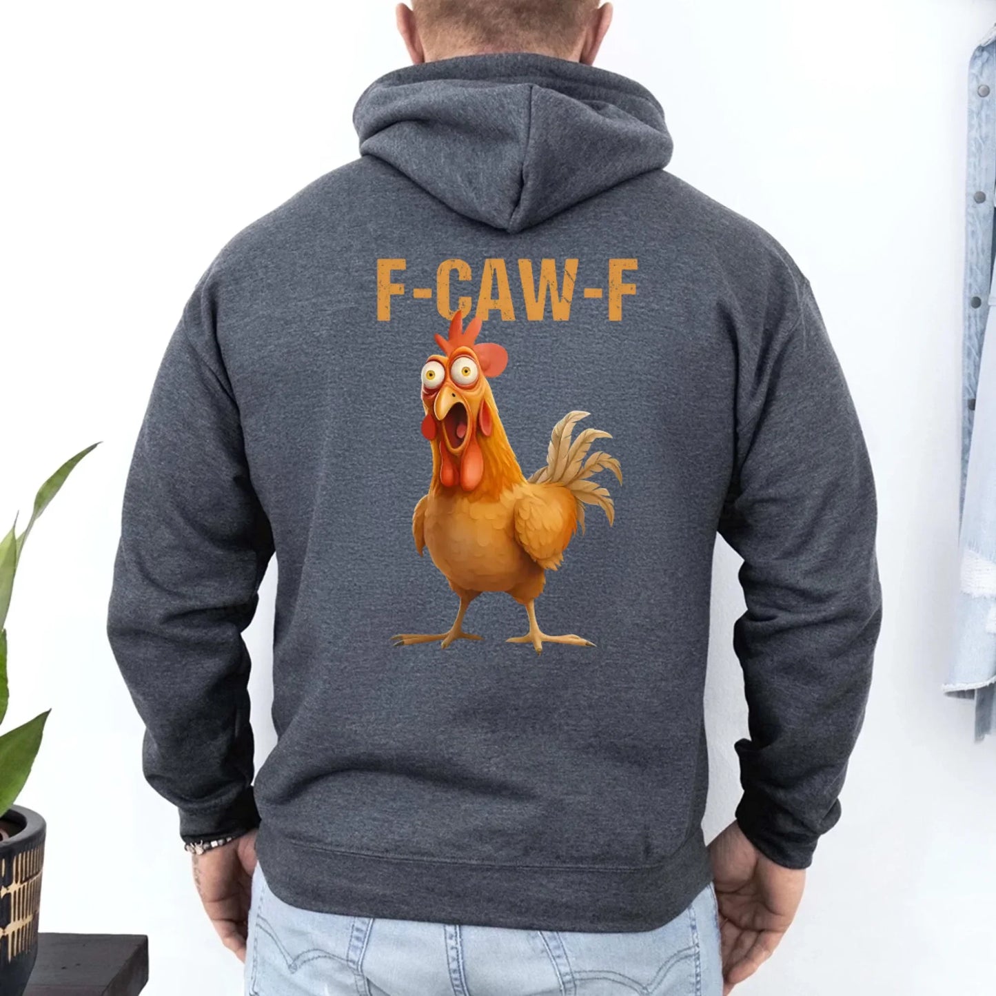 Funny F-Caw-F Rooster Hoodie