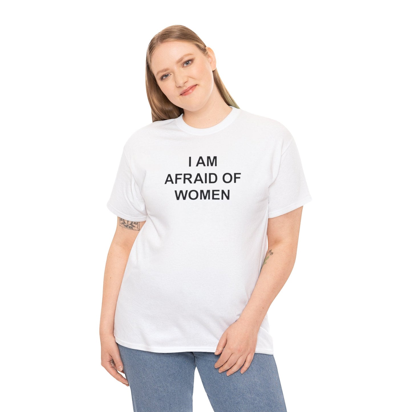I Am Afraid of Women T-Shirt – Funny Meme Tee for Awkward Humor Fans