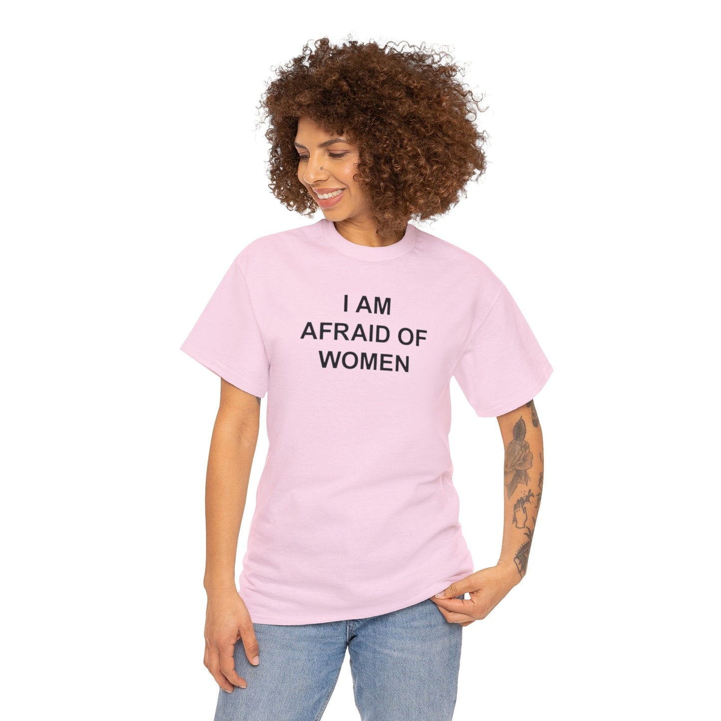 I Am Afraid of Women T-Shirt – Funny Meme Tee for Awkward Humor Fans