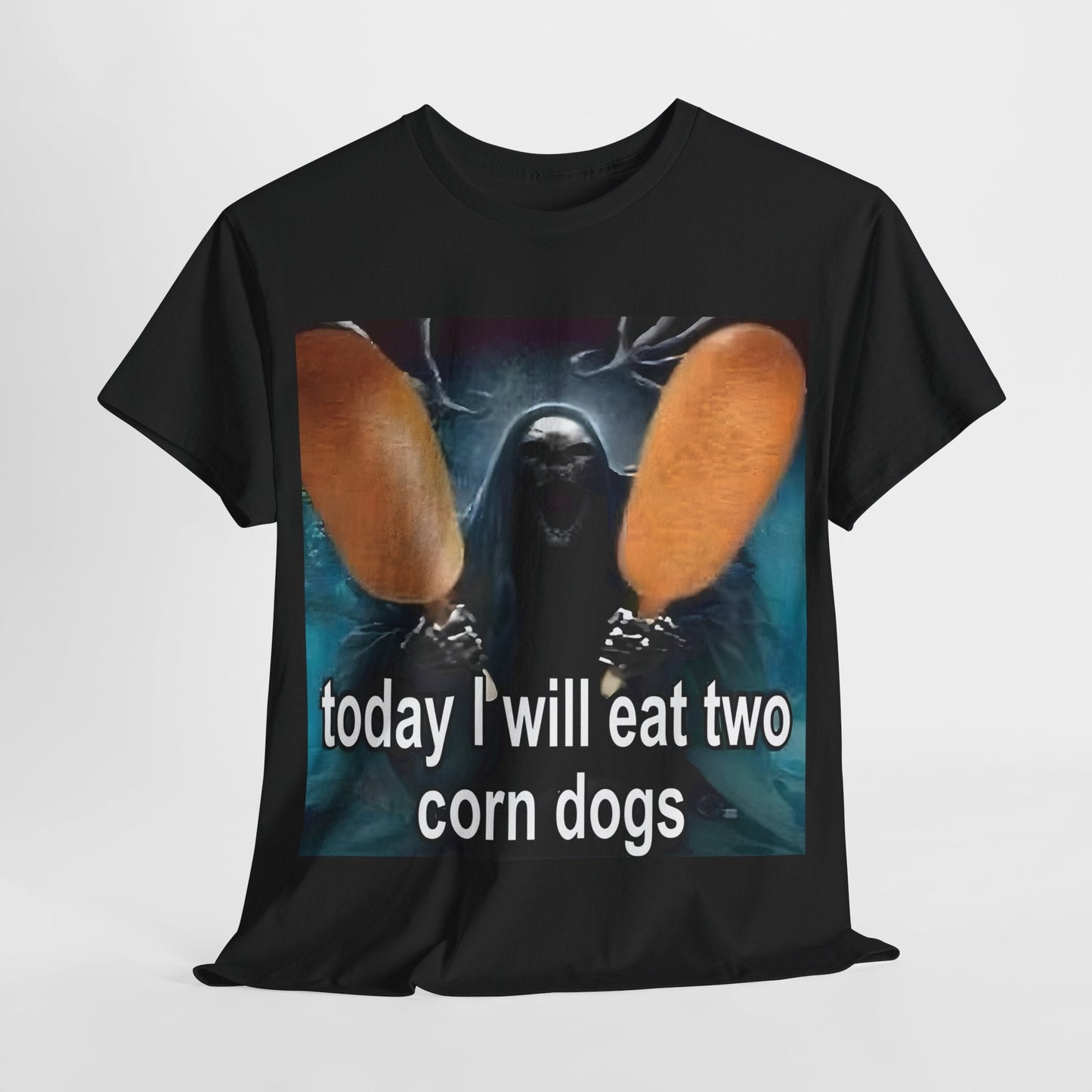 Today I Will Eat Two Corn Dogs Funny Meme Shirt – Hilarious Food Humor Tee