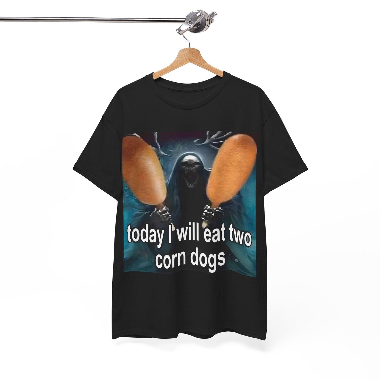 Today I Will Eat Two Corn Dogs Funny Meme Shirt – Hilarious Food Humor Tee