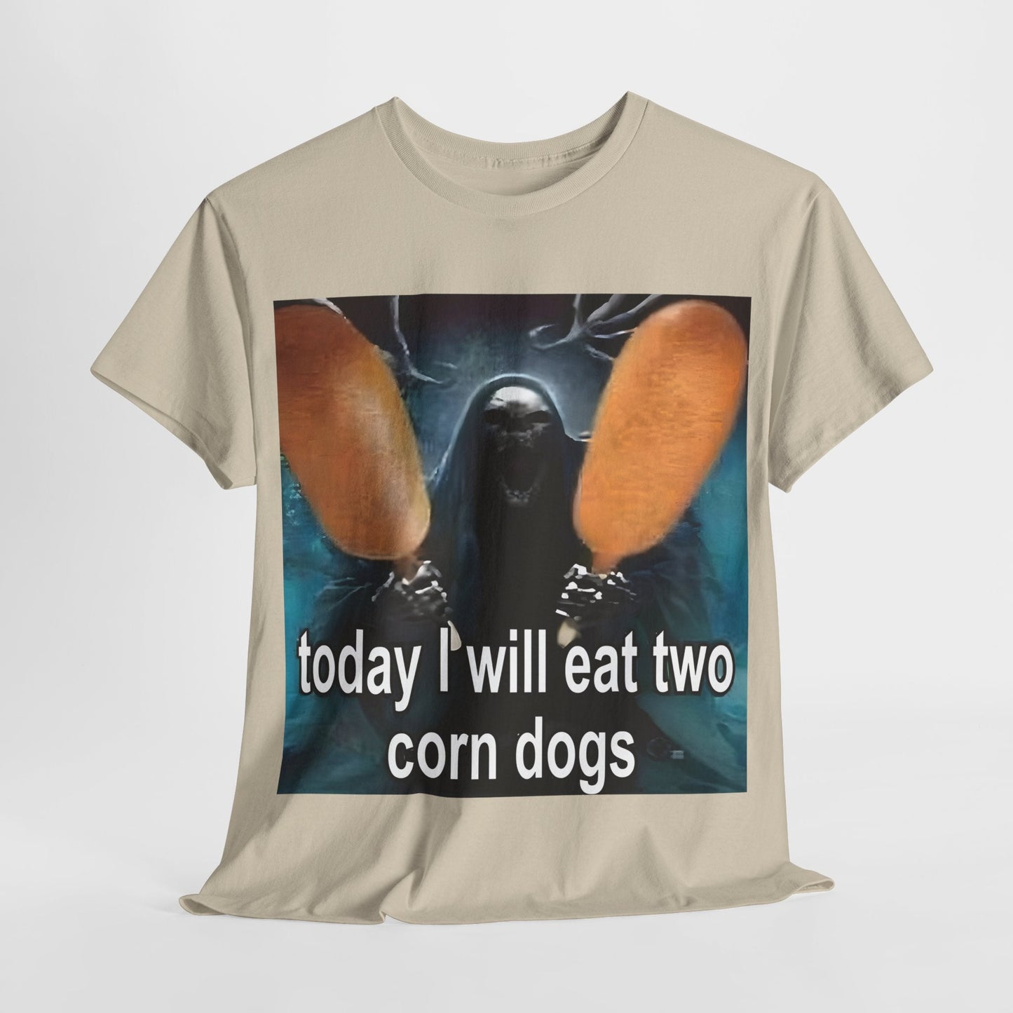 Today I Will Eat Two Corn Dogs Funny Meme Shirt – Hilarious Food Humor Tee