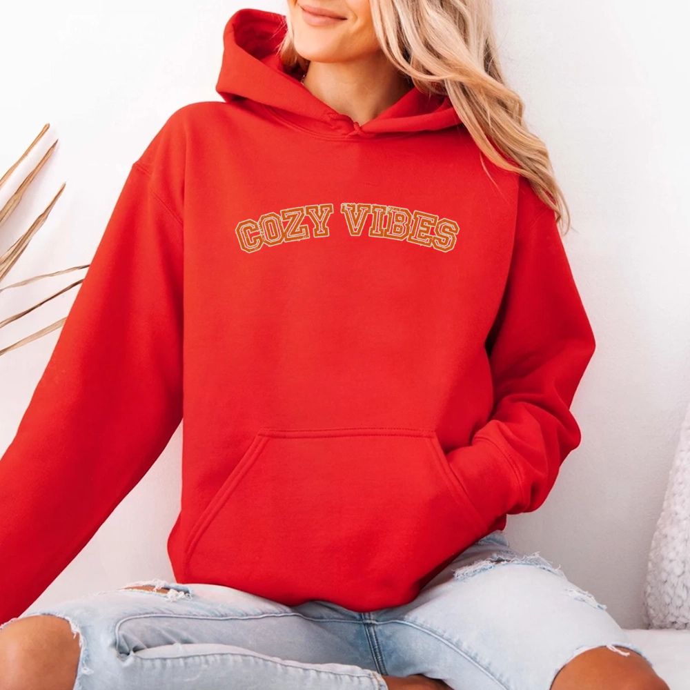 Cozy Vibes Fall Hoodie