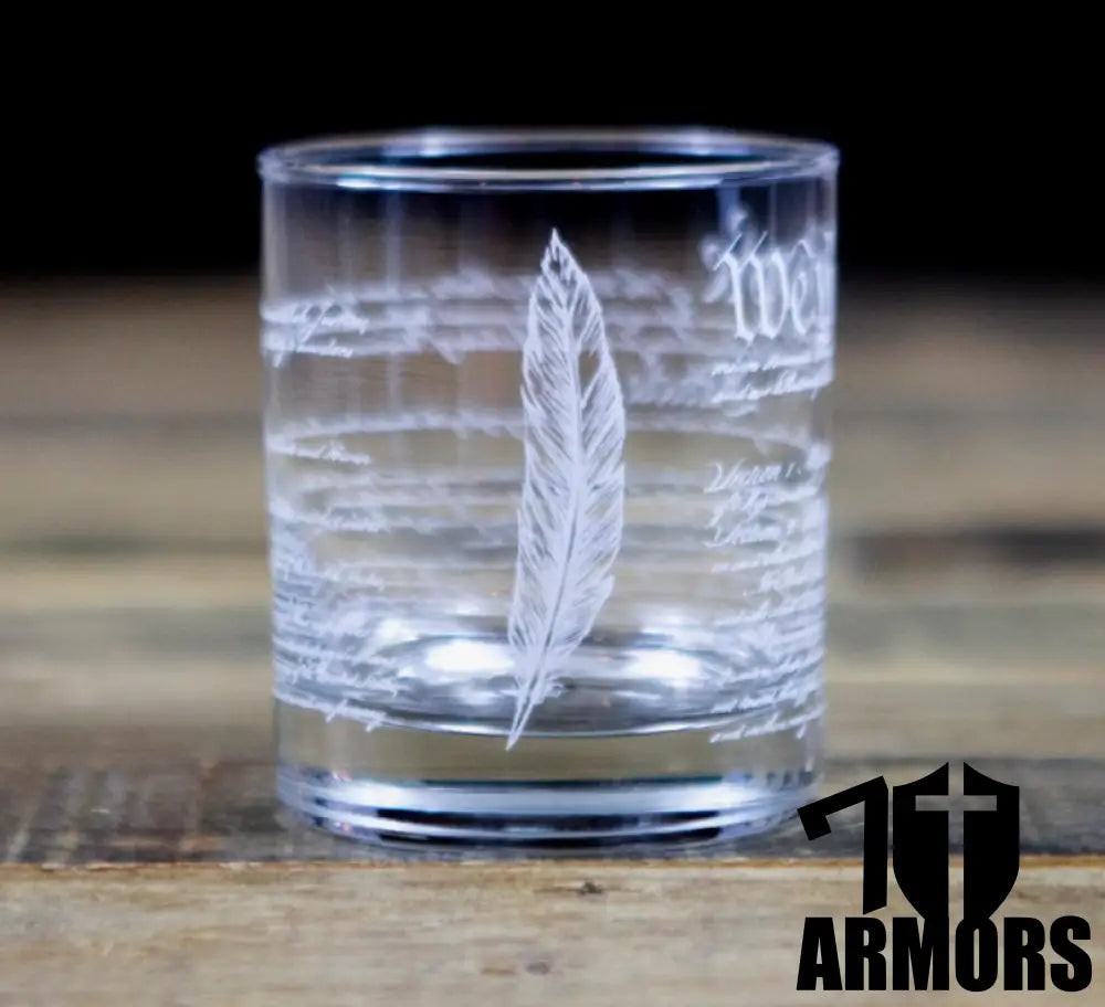 WE THE PEOPLE WHISKEY GLASS